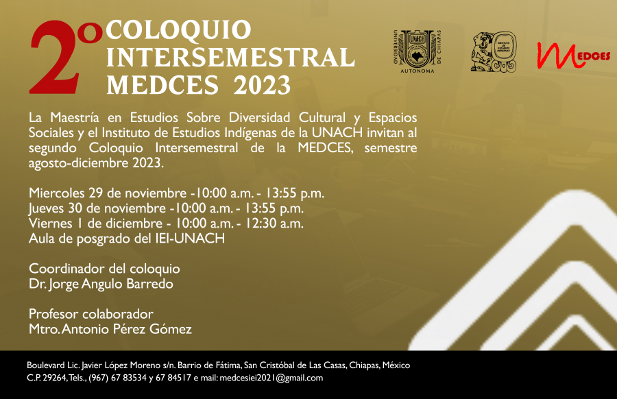 II Coloquio Intersemestral MEDCES 2023