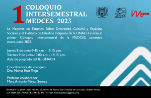 Primer coloquio Intersemestral MEDCES 2023