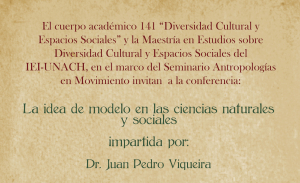 La idea de modelo en las ciencias naturales y sociales